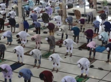 Eid prayers to be offered inside mosques